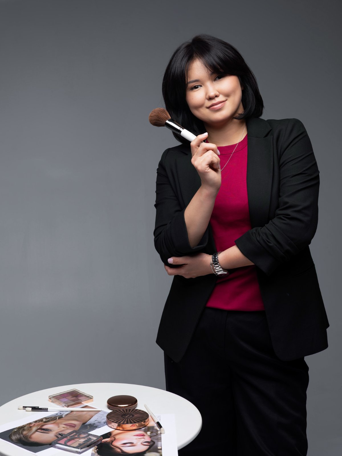 Zhuldyz, hair and makeup artist
